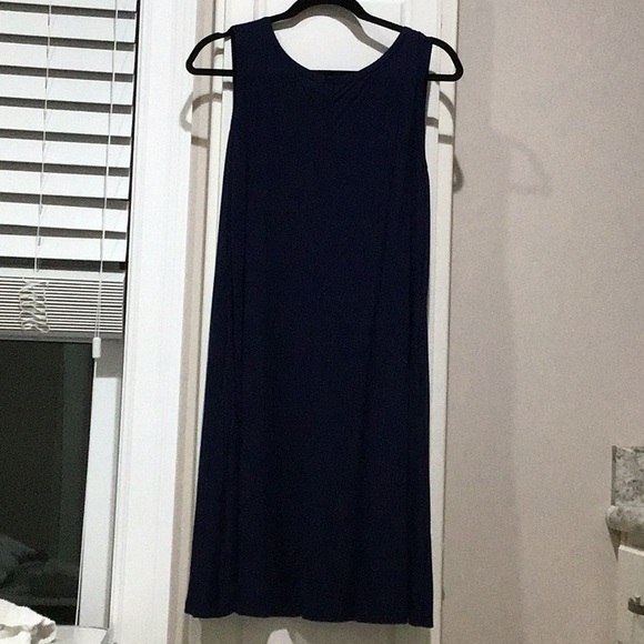 Navy Blue T-shirt Sundress w/ pockets - Picture 5 of 5